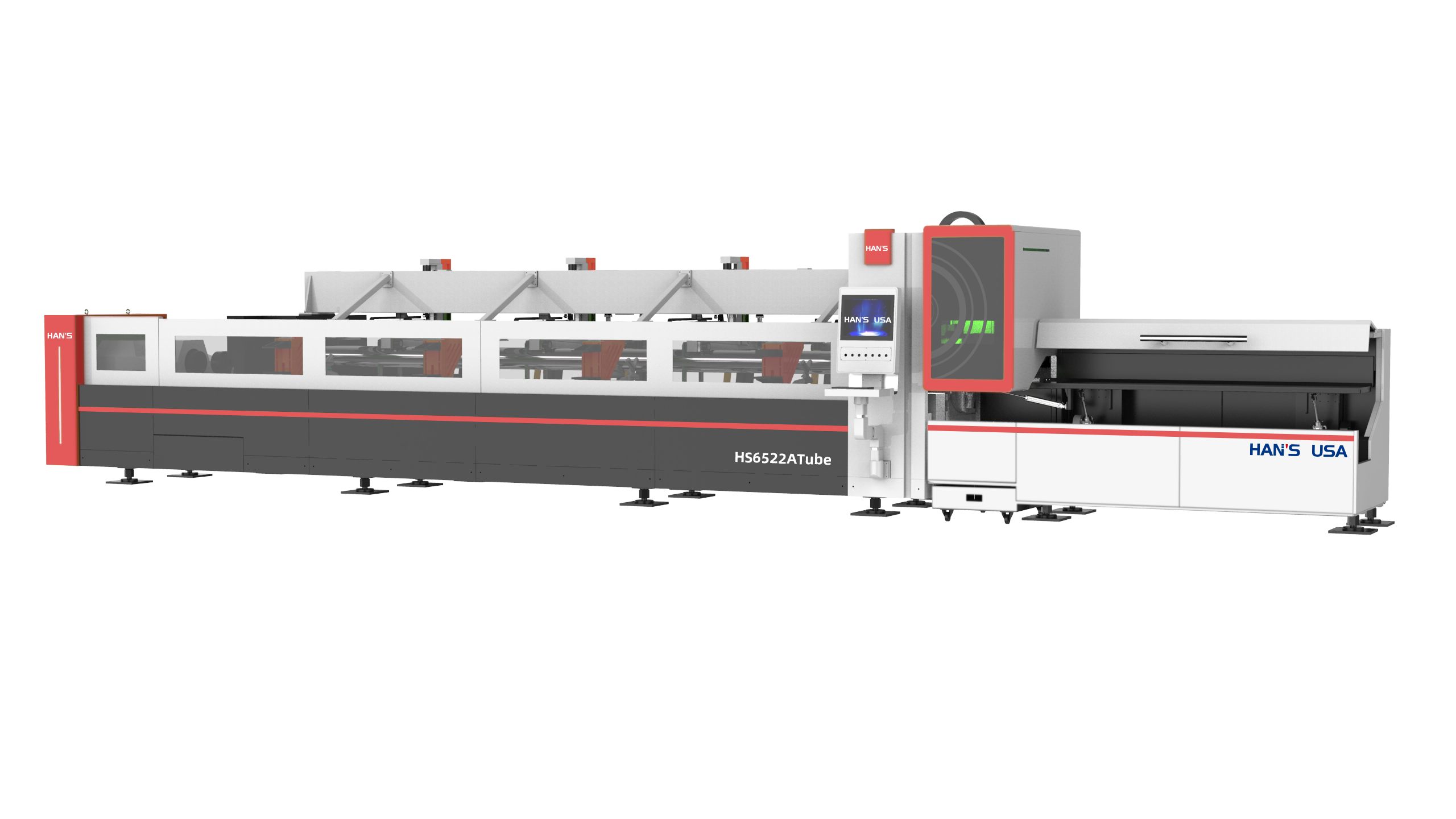 HS6522A Fiber Tube Laser Cutting Machine